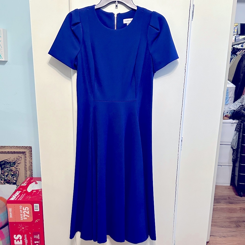 Royal blue Calvin Klein Dress Size 6